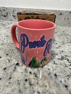 Pink Puerto Rico Souvenir Coffee Mug